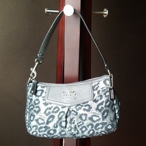 Coach ocelot shoulder bag